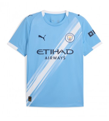 Manchester City Jeremy Doku #11 Hjemmebanetrøje 2025-26 Kortærmet